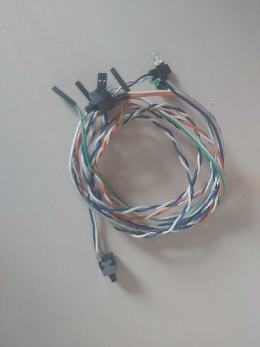 Cablaj control unitate PC (reset sw, power sw, power led, hdd led)