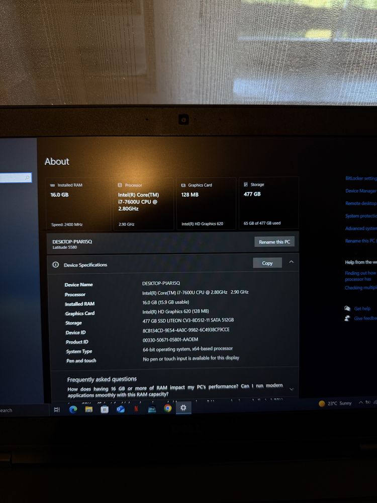 Dell Latitude 5580