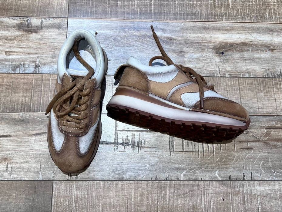 Кроссовки из натуральной кожи