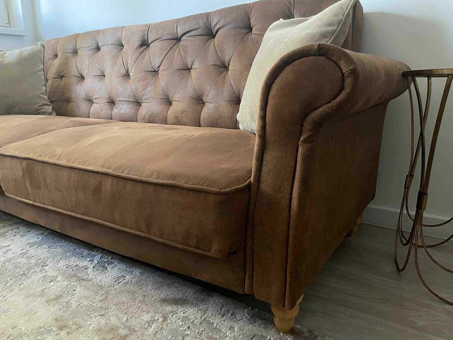 Canapea extensibilă Mobexpert maro – stare excelentă, fără defecte