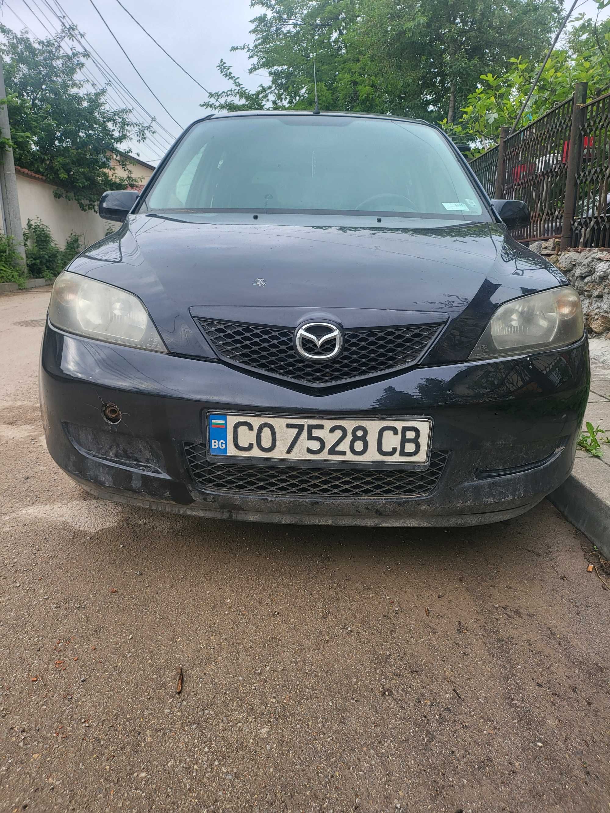 Мазда 2 за части 1,25 бензин ММ