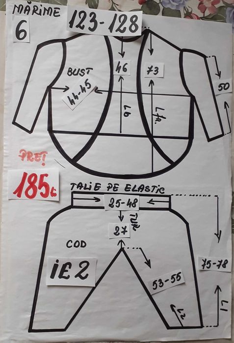 Costum Iepure pentru copii