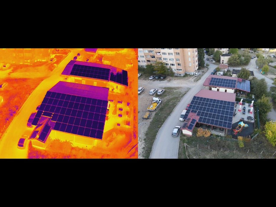 Професионално заснемане с дрон с термо(термална) камера, fpv заснемане