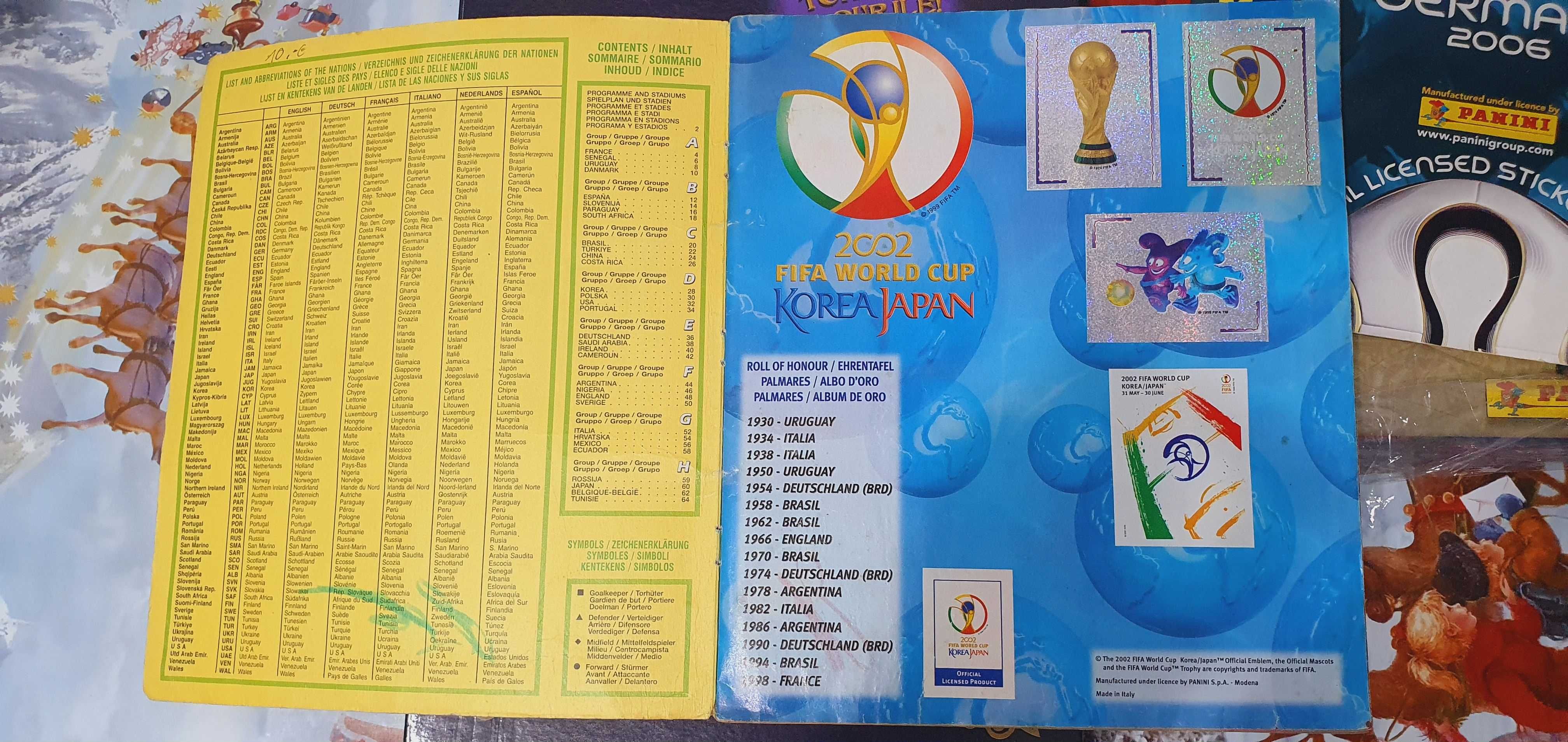 Panini World Cup 2002 COMPLET