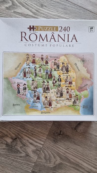 Puzzle România 240 piese