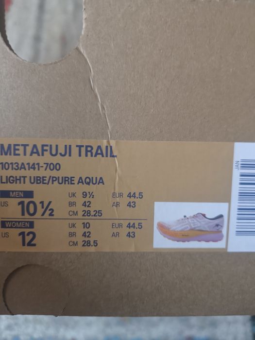 Asics metafuji marimi (44 2/3, 45) PRET FIX
