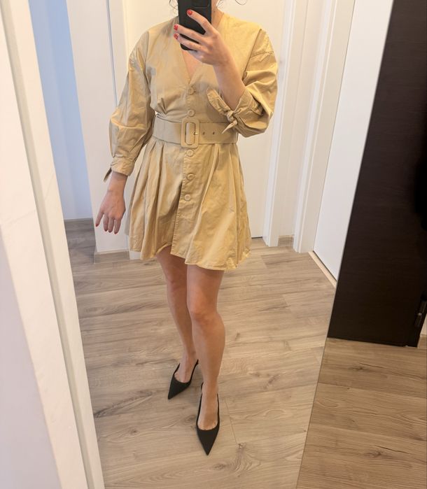 Rochie Zara xs bej