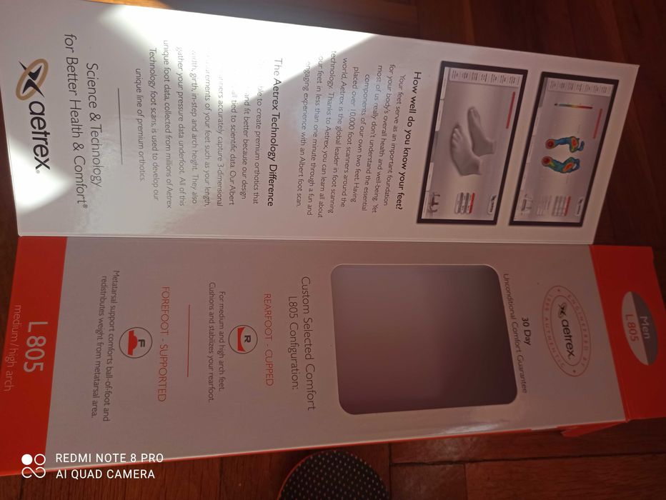 Ортопедични мъжки стелки Aetrex Irthotics