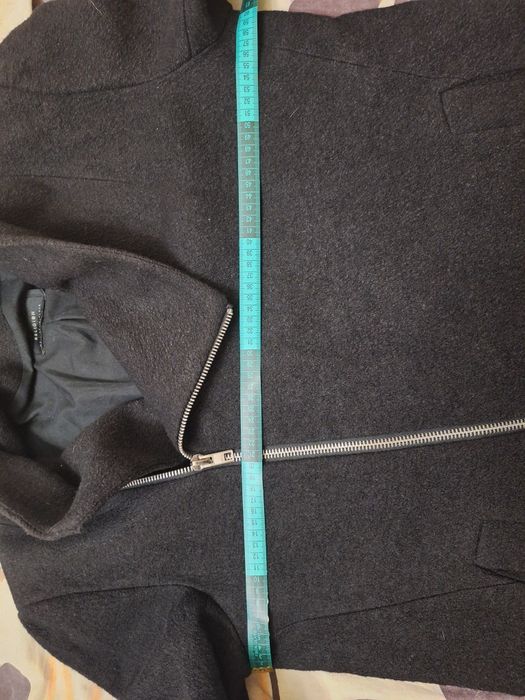 Мъжко късо черно палто,номер ХХL