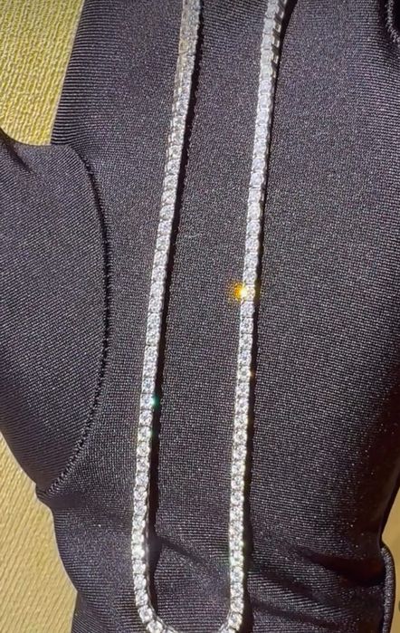 Тенис колие с мойсанит (блясък на диамант)