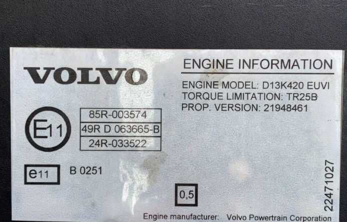 Motor complet Volvo D13K 420 euro 6 - piese/dezmembrari Volvo