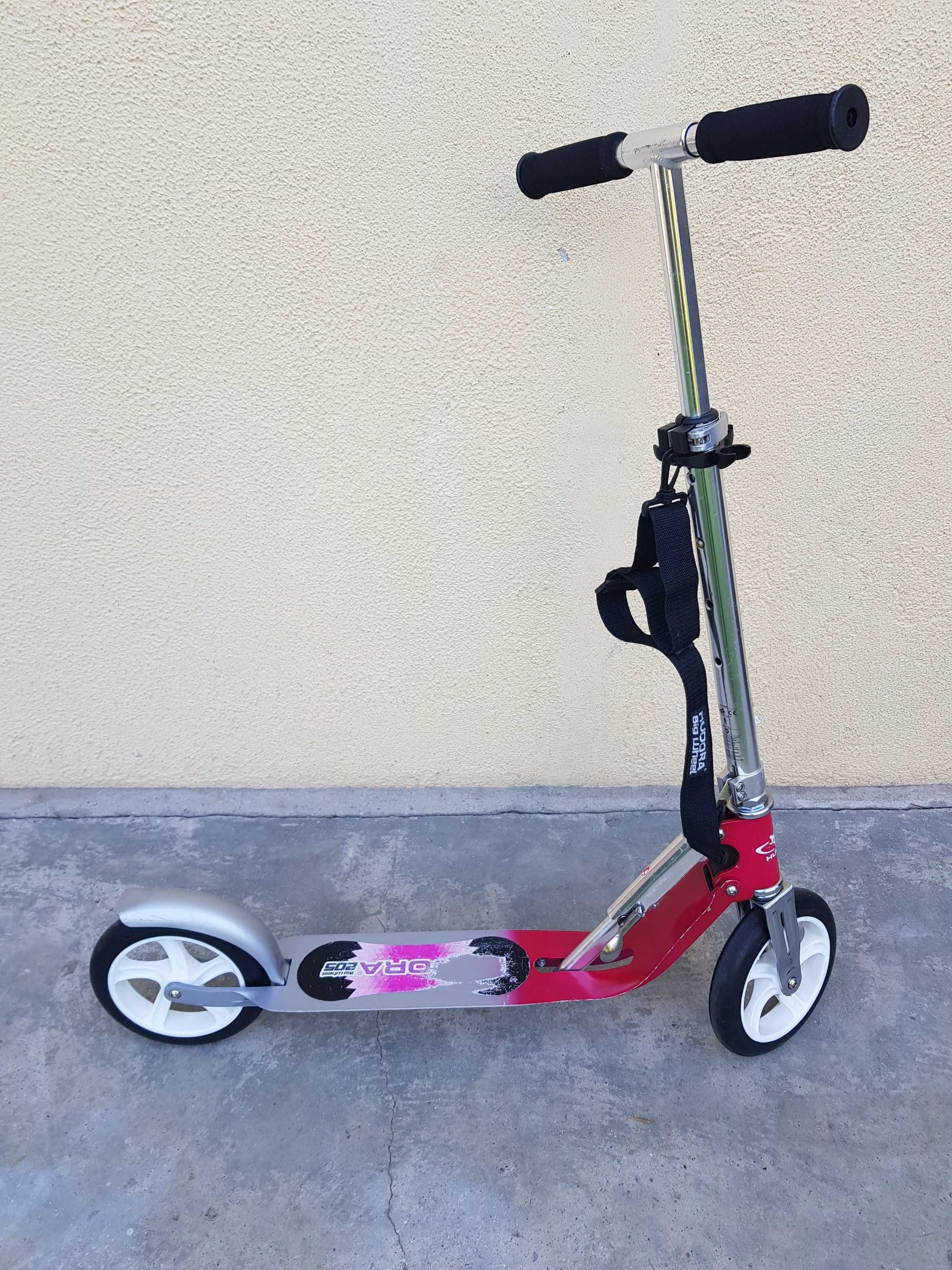 Trotineta Hudora big wheel, aluminiu, pliabila