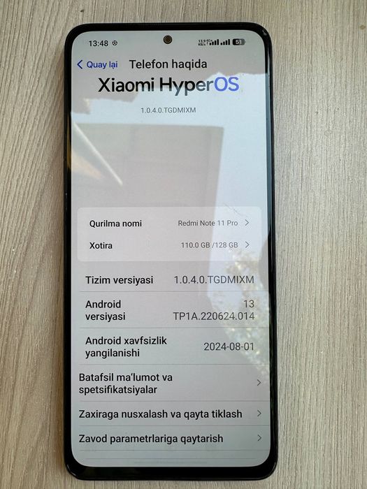 Redmi Note 11 Pro Black