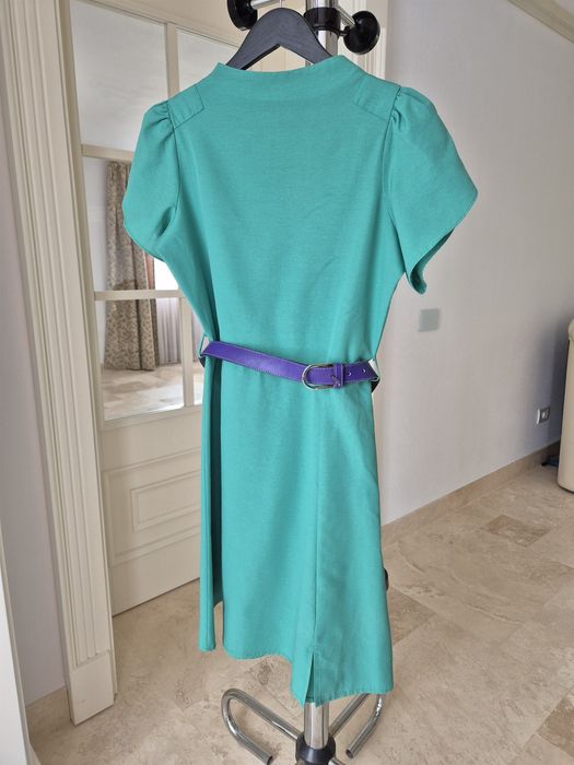 Rochie mini eleganta verde VILA marime S