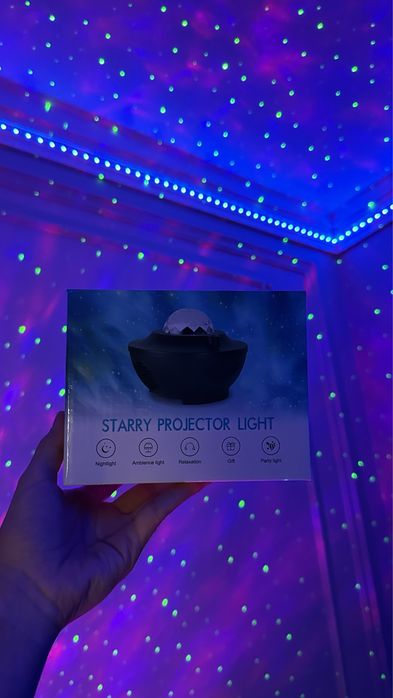 Звездный ночник, Светильник, Подсветка с колонкой, Подарок