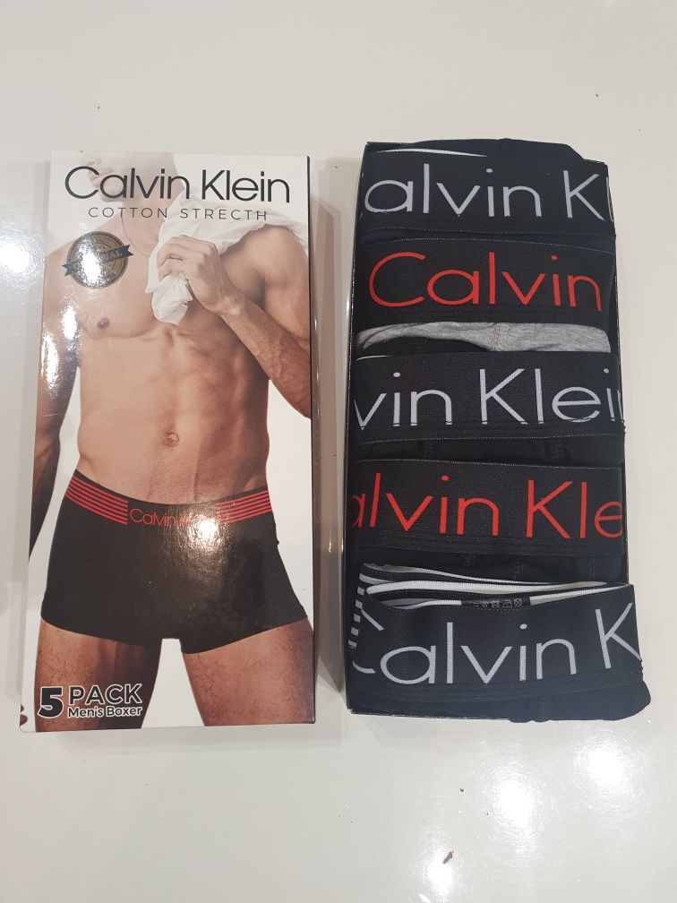 Set 5 Boxer Calvin Klein  Tommy,  Boss  , bumbac ac 95% calitate pr