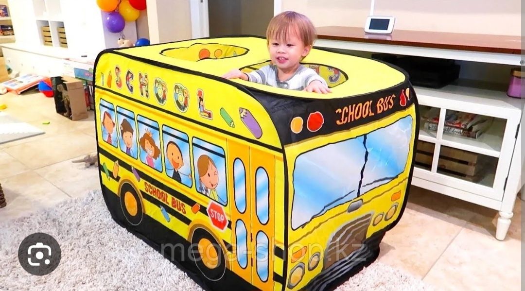Детский палатка Пожаная машина и Автобус