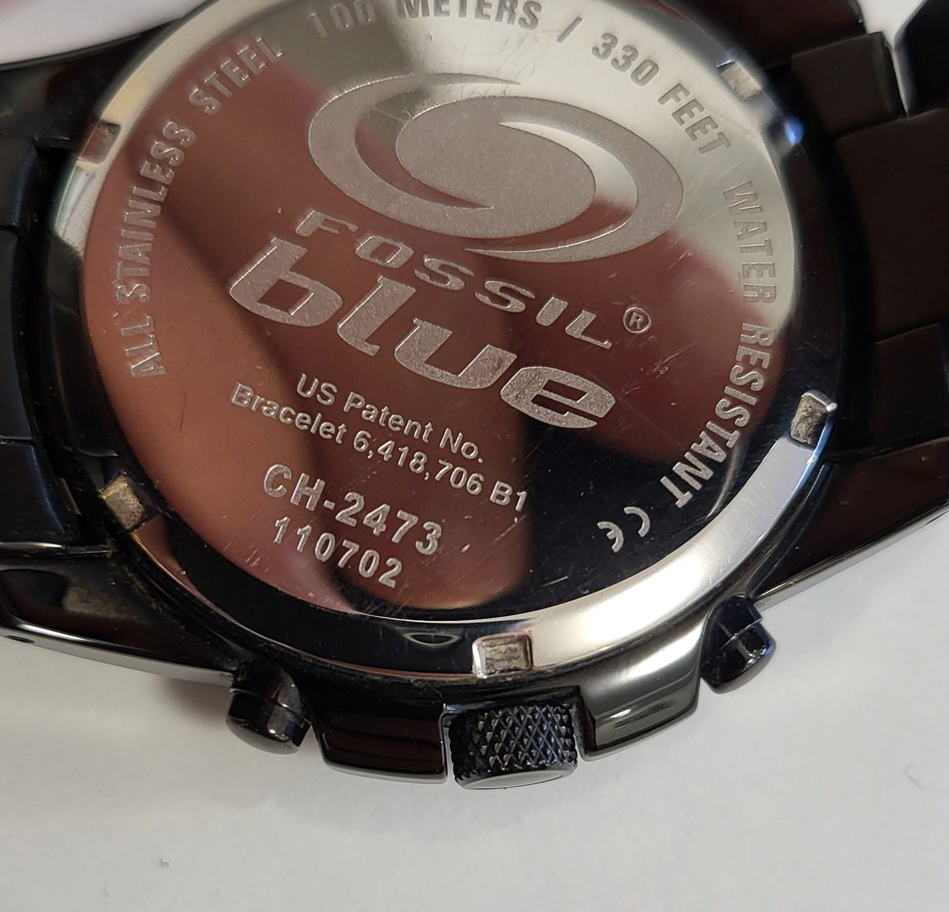 Ceas Fossil CH2473 – Pachet complet, Stil Sport-Clasic, ca Nou!