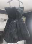 Rochie neagră cu trena S