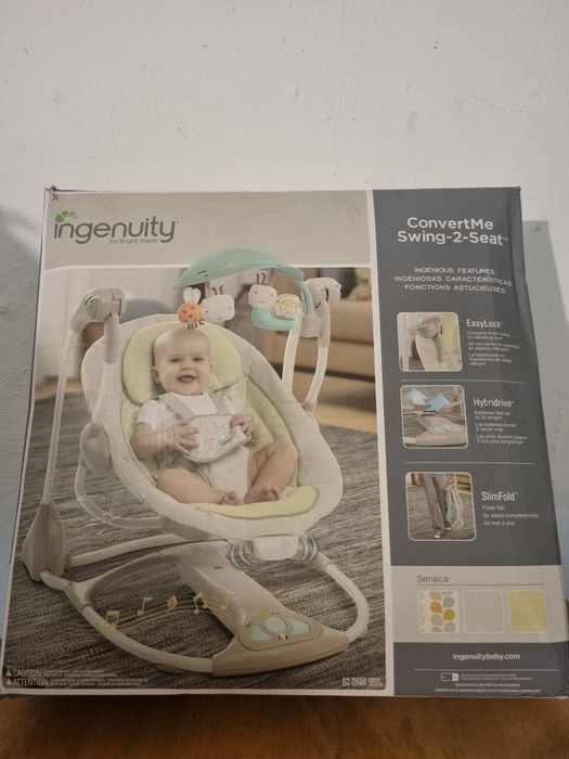 Vand leagan patut portabil Ingenuity ConvertMe bebelusi