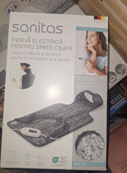 Електрическа грейка на Sanitas и загряваща възглавтица на Silvercrest