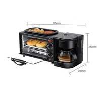 Многофункционална печка,тостер,фурна и кафемашина 3в1