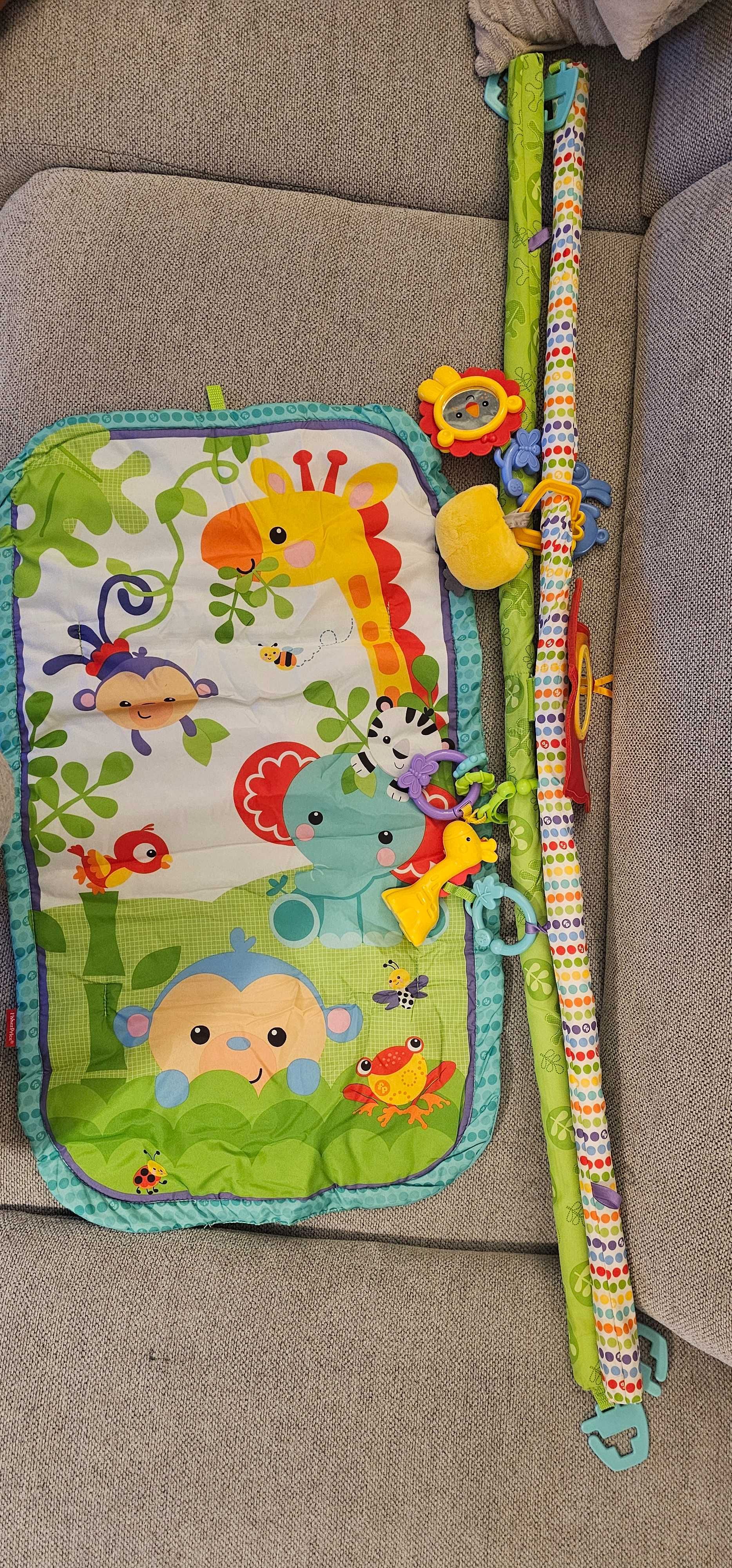 Бебешка музикална активна гимнастика Fisher Price, Тропическа гора