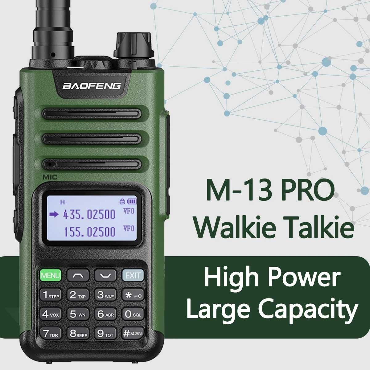 Statie Baofeng Walkie-talkie M-13 PRO 2025  Neagra, Stand incarcare