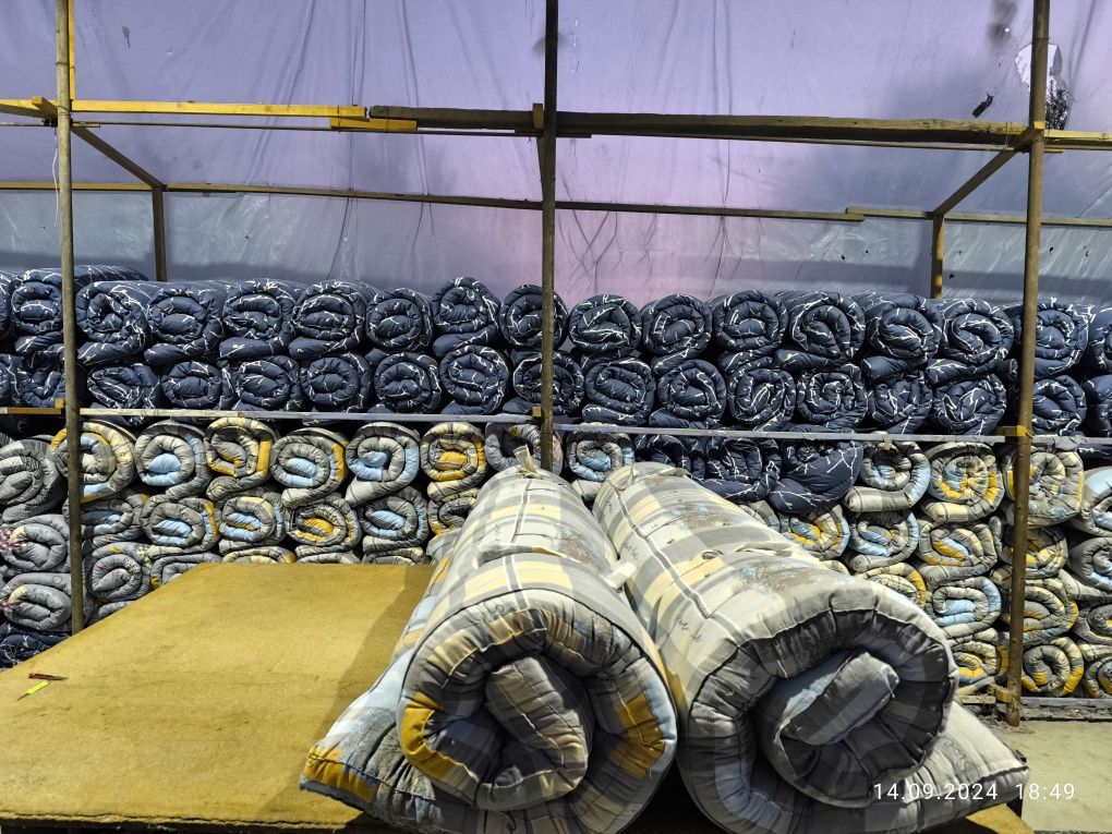 Матрасы подушки одеяла от производителя!!! Matras Yostiq Korpa