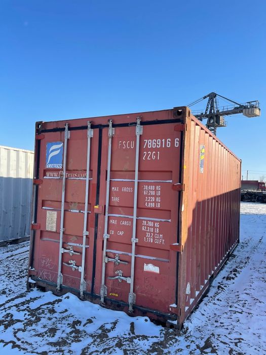 КОНТЕЙНЕРА 20 футовые Уже с Нашей Бесплатной Погрузкой Авто в КОКШЕТАУ