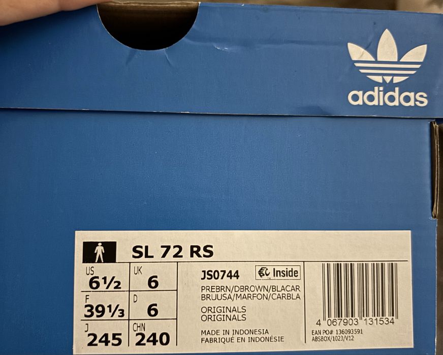 Маратонки Adidas SL72 RS