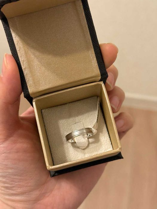 Обручальное кольцо Franco Fontana, белое золото 750 пробы, размер 16.5