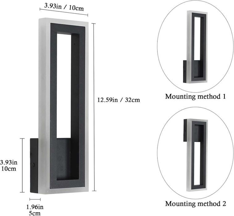 Aplica LED Comely, lumina calda 3000K, aluminiu