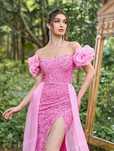 Faeriesty Мрежеста рокля с отворени рамене