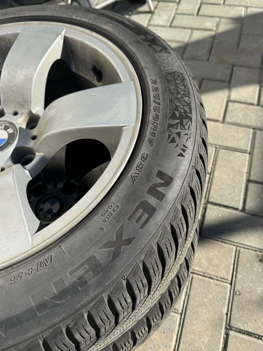 Jante BMW r17 style 122 cu cauciucuri de iarna