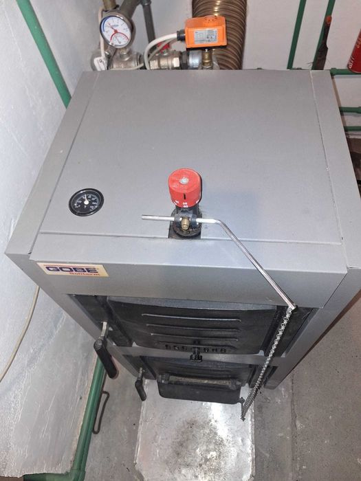 Centrala lemne fonta 23Kw, stare perfecta