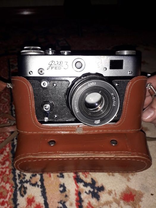 Оригинальный пленочный фотоаппарат FED-3. Рабочий.