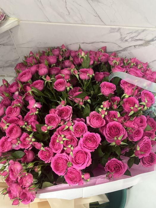 Цветы кустовые свежие