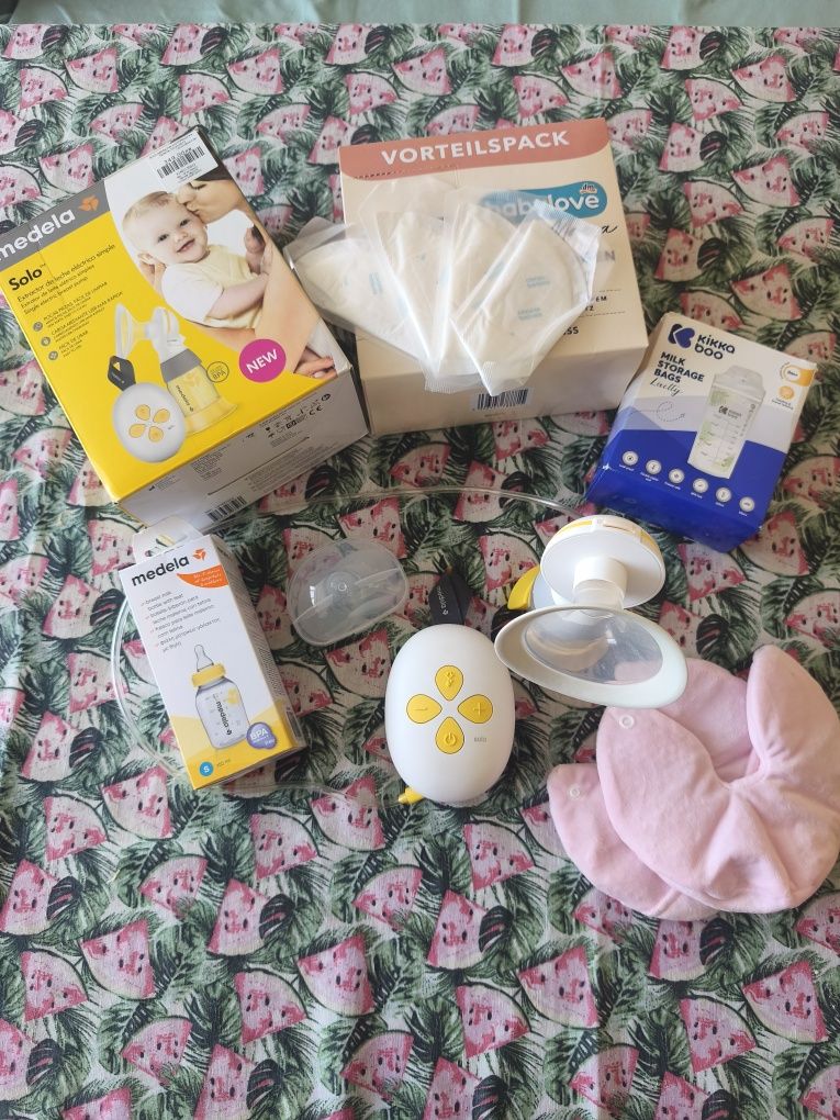 Помпа за кърма Medela Solo + много подаръци