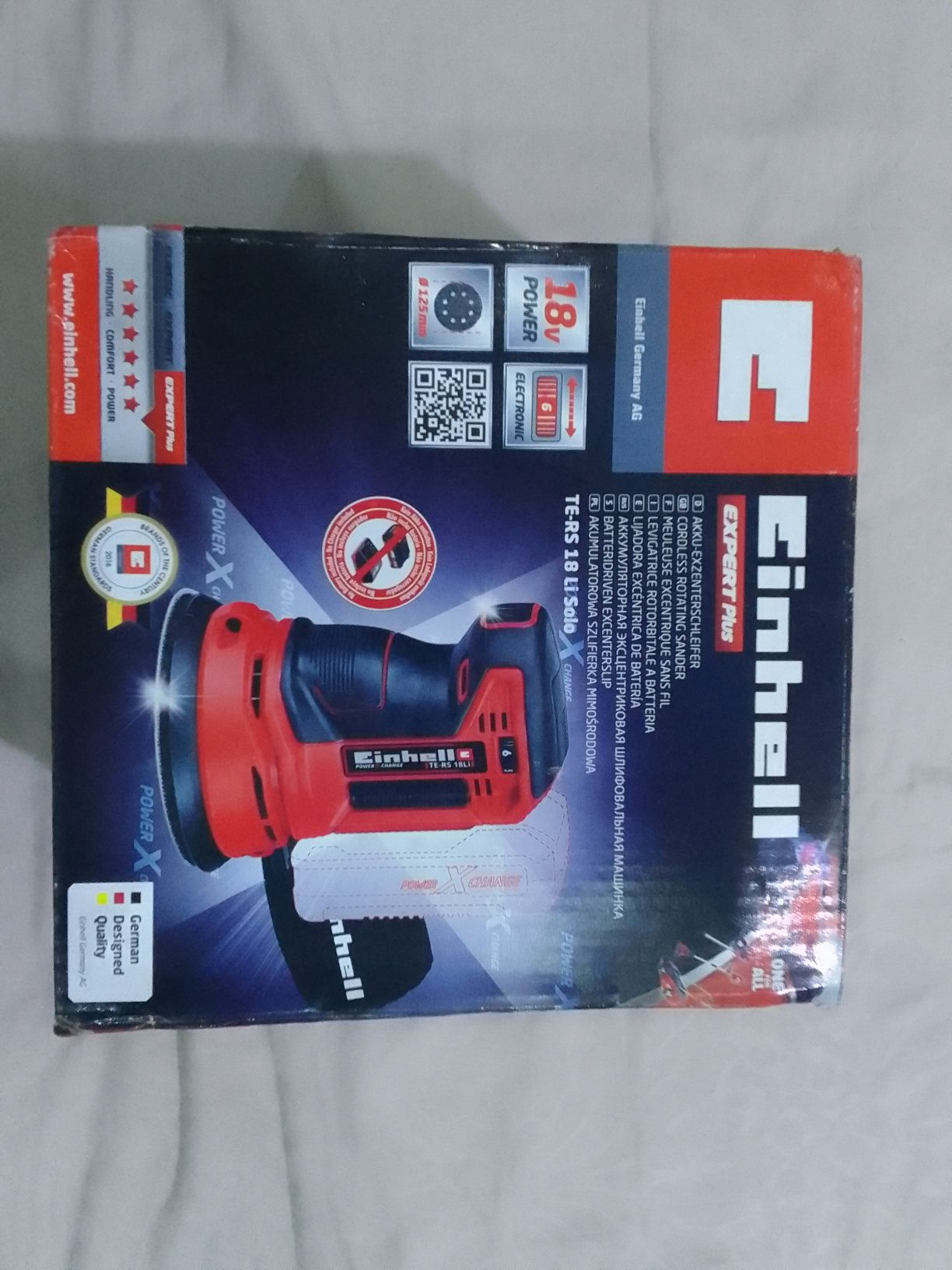 Einhell 18v наждак апарат