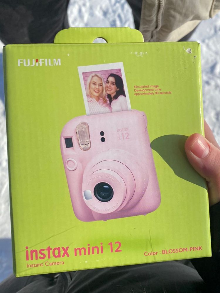 Instax mini 12 розовый