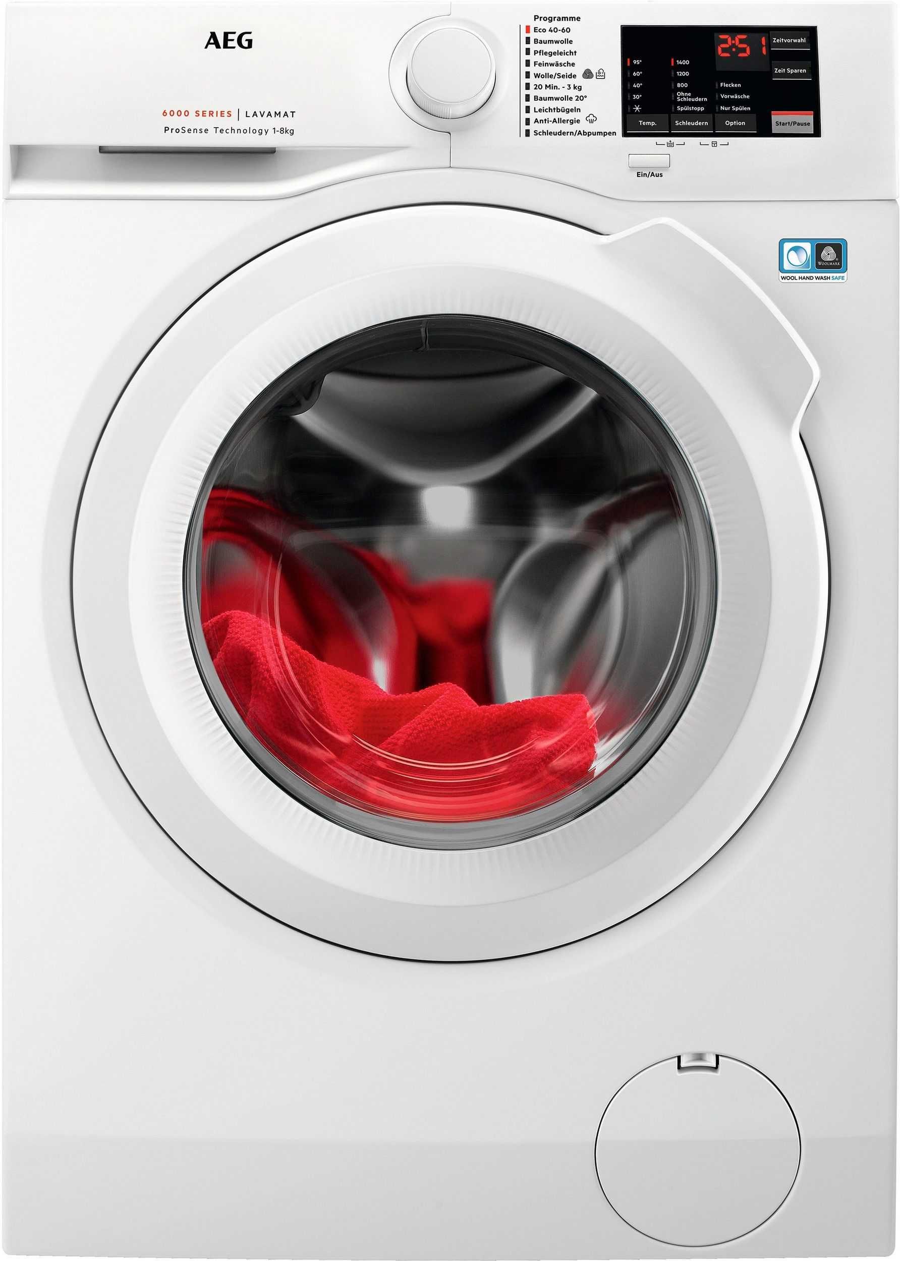Пералня предно зареждане AEG L6FBA51480 8кг
