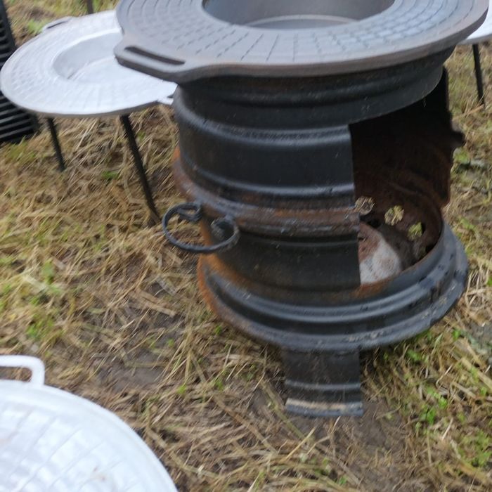 Sobă grădină / pirostrie din jante auto – robustă, eficientă