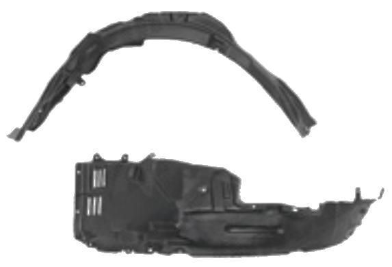 Carenaj roata Mitsubishi Lancer Evo Viii, 09.2003-/Evo Ix, 09.2005-, partea Dreapta, Fata, MR954176, 5237FP1T