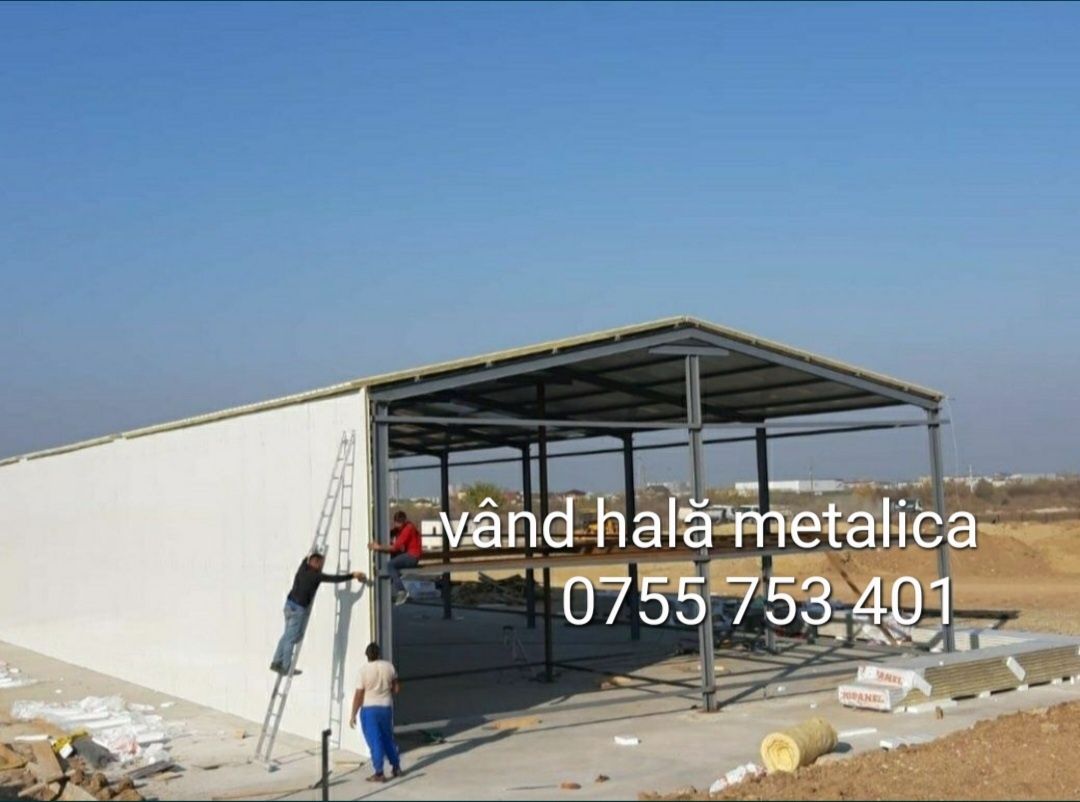 Vând hală metalica