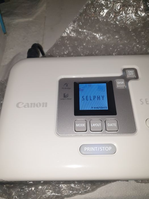 Imprimantă CANON-Selphy, NOUĂ + 1 Cartuș NOU, Inclus în Preț