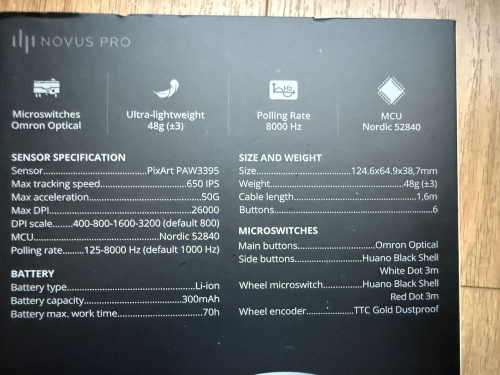Мишка Dark Project NOVUS PRO Blackberry