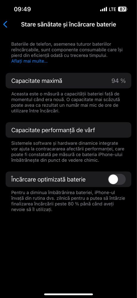 Vând iphone 13 pe alb ,telefonul este in stare perfecta de funcționare