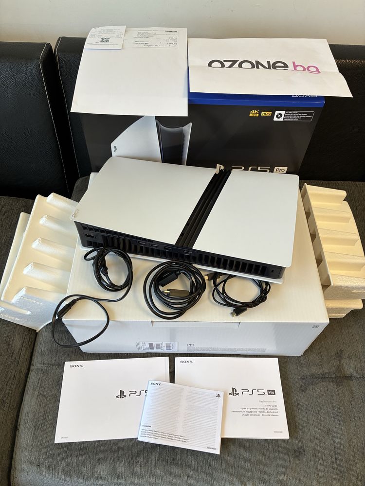 ***КАТО НОВ 2TB Playstation 5 Pro Ozone Гаранция 2027г White PS5