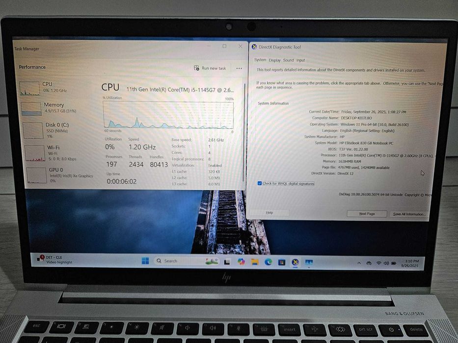 HP Elitebook 830 G8  Privacy Screen